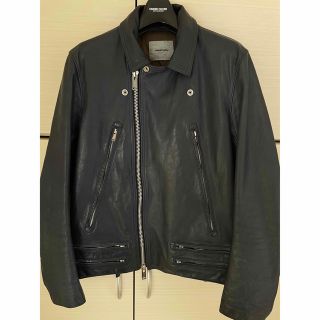 アンダーカバー(UNDERCOVER)のundercoverism 13AW leather riders jacket(ライダースジャケット)