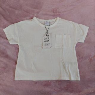 ザラ(ZARA)のZARA 白Tシャツ　116cm(Tシャツ/カットソー)