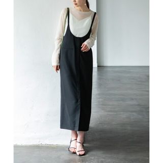 Noble - スラブオックスロングサロペットスカートの通販 by はぴはぴ's ...