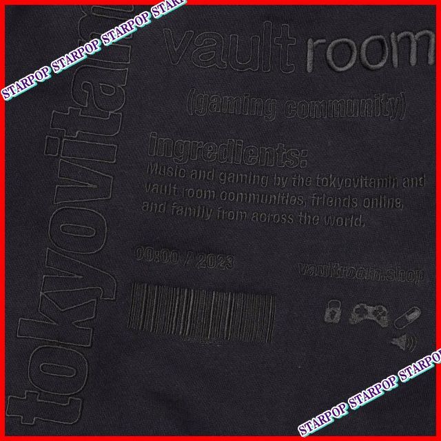 vaultroom × tokyovitamin HOODIE BLACK メンズのトップス(パーカー)の商品写真