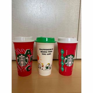 スターバックスコーヒー(Starbucks Coffee)のスタバ　スヌーピー   スタバホリデークリスマス　リユーザブル　カップ　②(タンブラー)