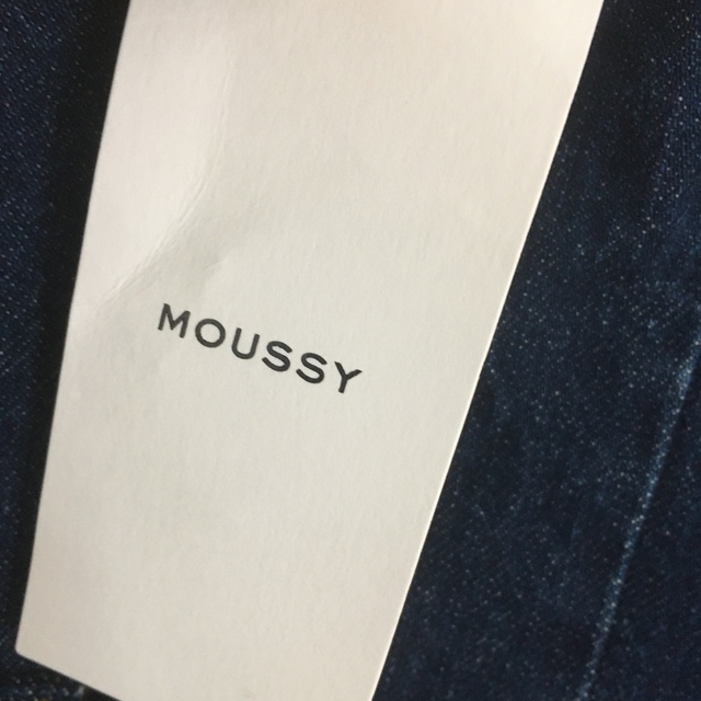 moussy(マウジー)のマウジー　チャイナボタンデニムドレス レディースのワンピース(ロングワンピース/マキシワンピース)の商品写真