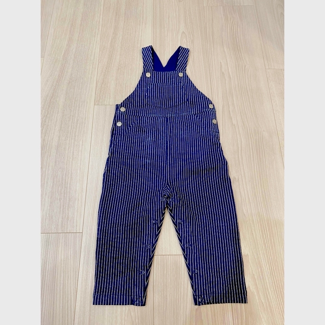 PETIT BATEAU(プチバトー)のオーバーオール キッズ/ベビー/マタニティのベビー服(~85cm)(パンツ)の商品写真