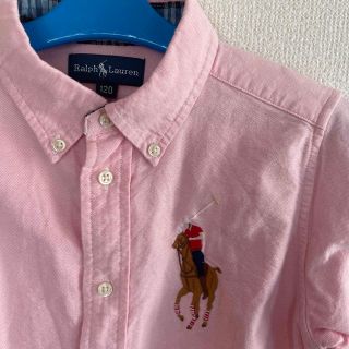 ラルフローレン(Ralph Lauren)の値引き　ラルフローレン　ピンク　シャツ　１２０(ブラウス)