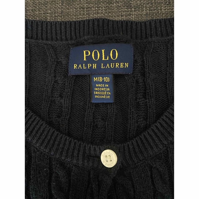 Ralph Lauren(ラルフローレン)のラルフローレン　Ralph Lauren ネイビー　カーディガン キッズ/ベビー/マタニティのキッズ服女の子用(90cm~)(カーディガン)の商品写真