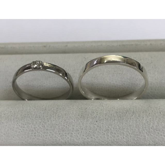 ✨ペアで55,000円✨プラチナPt900/ダイヤモンド・ペアリング☆0.10