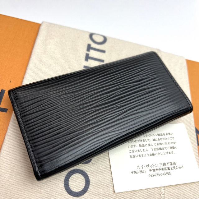 【美品】☆LOUIS VUITTON ヴィトン エピ 5連 キーケース 黒