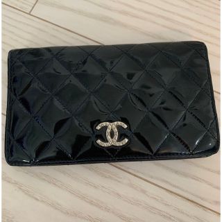 シャネル(CHANEL)のシャネル CHANEL 財布 マトラッセ エナメル 2つ折 長財布 (財布)