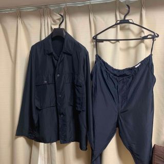 レア　17SS Comoli シルクセットアップ　美品