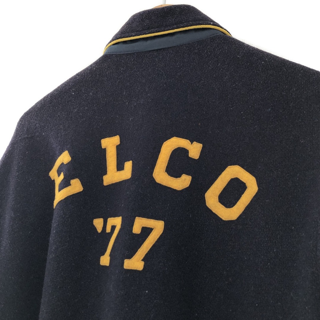 □□60s UNION EMBLEMBLEM メンズ衣料 ジャケット アワードジャケット   サイズ38 ネイビー