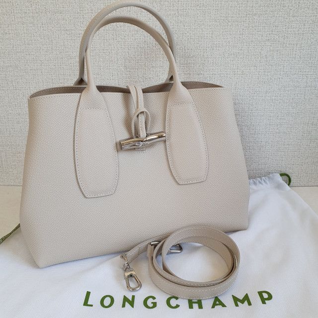 【新品・未使用】LONGCHAMP ロンシャン ロゾハンドルバッグM