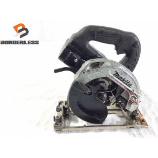 マキタ(Makita)の☆中古品☆makita マキタ 18V 充電式丸ノコ HS631D バッテリー1個(18V 6.0Ah)付 黒 ブラック 切断機 電動工具 60624(工具)