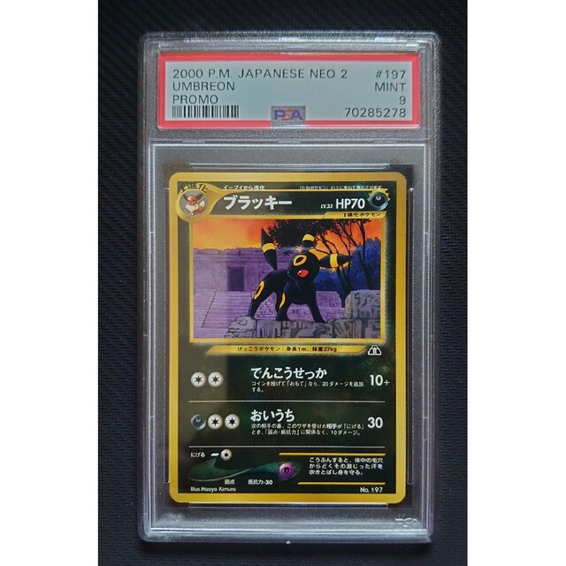 ポケカ】イーブイ エーフィ ブラッキー 旧裏 PSA9 neo2ファイルプロモ