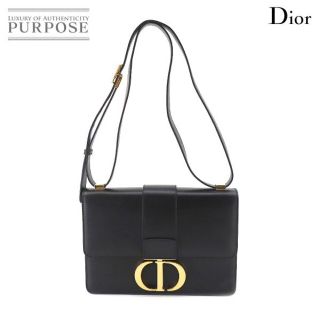 クリスチャンディオール(Christian Dior)の未使用 展示品 クリスチャン ディオール Christian Dior 30 モンテーニュ ショルダー バッグ レザー ブラック M9203UMOS VLP 90185511(ショルダーバッグ)