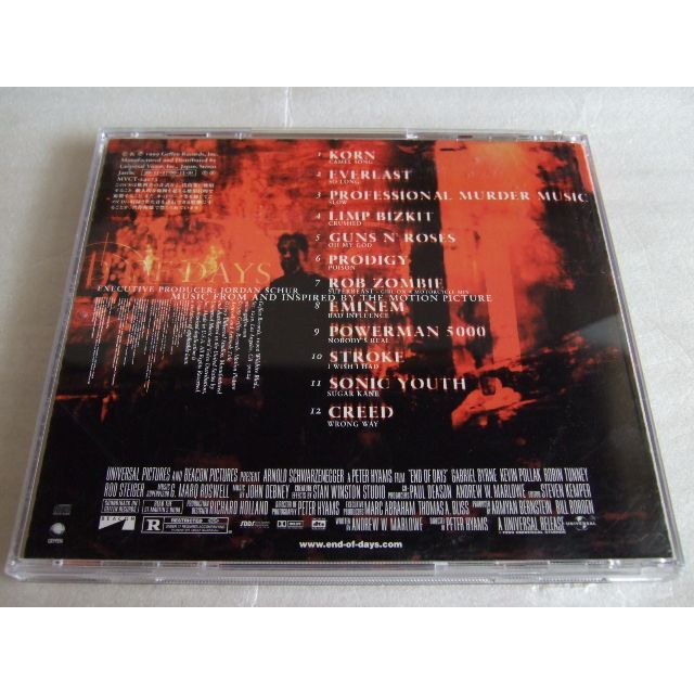 エンド・オブ・デイズ　END　d77's　オリジナル・サウンドトラック　国内盤　by　OF　DAYの通販　shop｜ラクマ