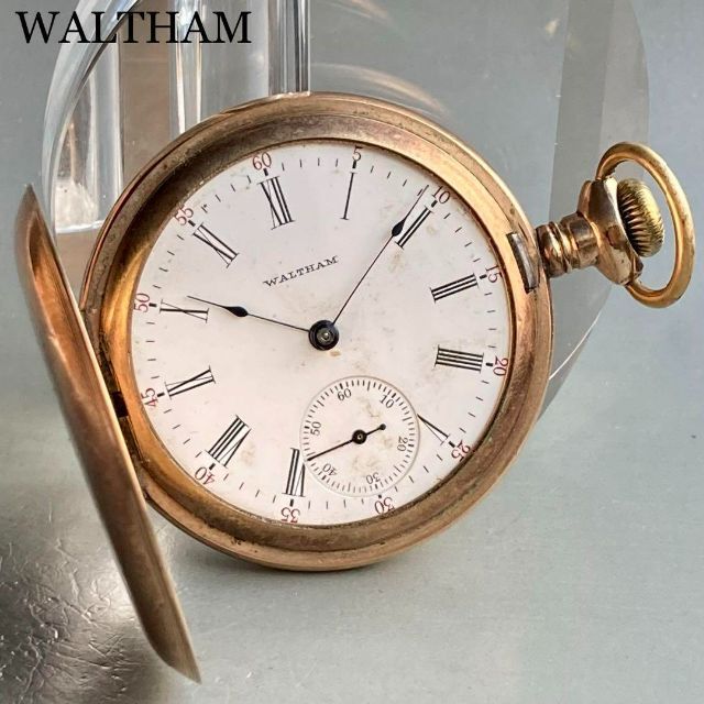 Waltham - 【動作品】ウォルサム アンティーク 懐中時計 1903年 手巻き