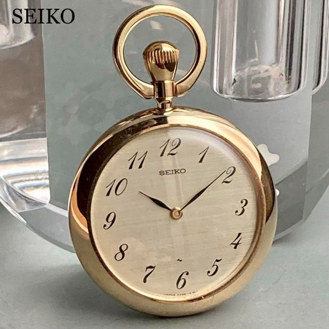 2002年春 【動作品】セイコー SEIKOアンティーク 懐中時計 1970年