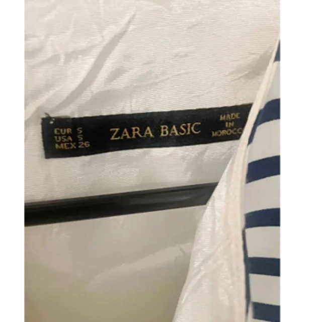 ZARA(ザラ)のZARA BASIC ボーダーワンピース　フレア プチバトー　ザラ　 レディースのワンピース(ひざ丈ワンピース)の商品写真