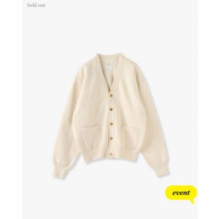 ロンハーマン(Ron Herman)の新品　ロンハーマン別注HERILL Sweat V Neck Cardigan (カーディガン)