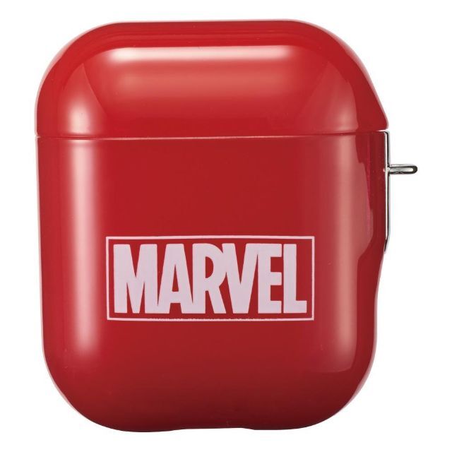 MARVEL(マーベル)のAirPods 1/2 兼用 ケース マーベル MAREVEL レッド スマホ/家電/カメラのオーディオ機器(ヘッドフォン/イヤフォン)の商品写真