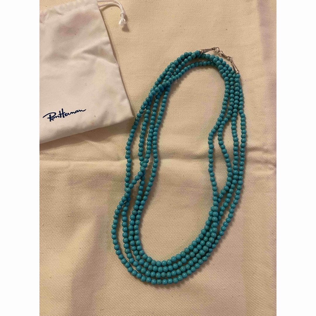 ロンハーマン HARPO Turquoise Necklace ネックレス182cmトップの大きさ