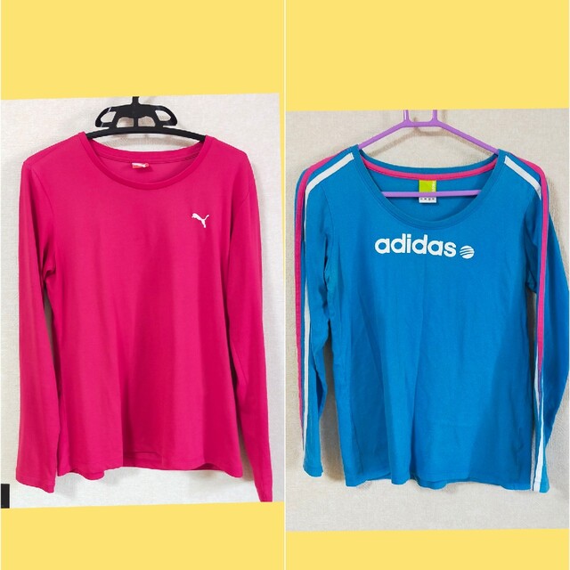 adidas(アディダス)の16着★大きめレディースLLトップス まとめ売り スポーツ 長袖 半袖 Tシャツ レディースのトップス(Tシャツ(半袖/袖なし))の商品写真