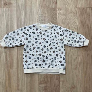 Pour Enfant／花柄スウェット／S(Tシャツ/カットソー)