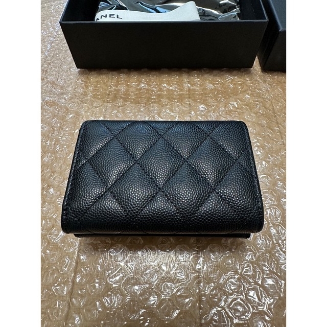 CHANEL シャネル コンパクト ウォレット 三つ折り財布 極美品 定番