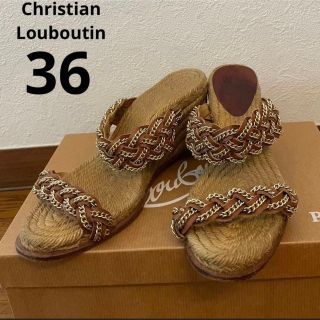 ルブタン(Christian Louboutin) チェーン サンダル(レディース)の通販