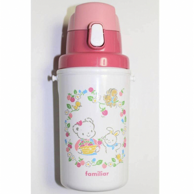 familiar - 新品未使用 familiar 水筒 450ml ピンクの通販 by familiar - 新品未使用 familiar 水筒 450ml ピンクの通販 by