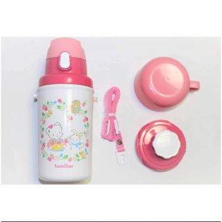 ファミリア(familiar)の新品未使用　familiar 水筒 450ml ピンク(水筒)