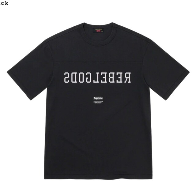 Supreme®/UNDERCOVER® Football Top☆black 魅力の 11475円
