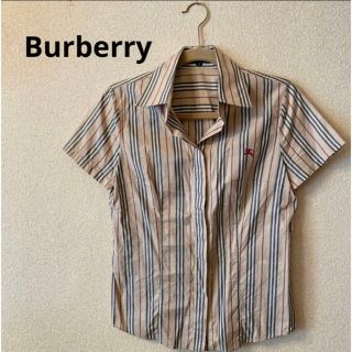 バーバリー(BURBERRY) シャツ/ブラウス(レディース/半袖)(ストライプ