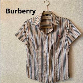 Burberryバーバリーストライプ半袖シャツ ヴィンテージ38