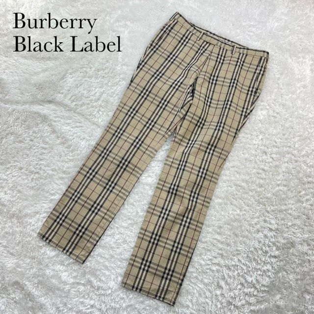極美品✨バーバリーブラックレーベル パンツ ノバチェック 希少79号 三