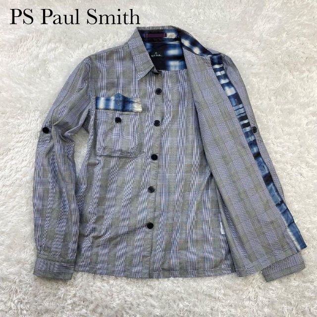 極美品✨PS Paul Smith シャツ ジャケット グレンチェック M 贈り物