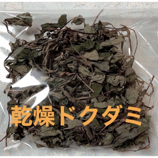 乾燥ドクダミ40g 無農薬 天日干し 野草 化学肥料なし