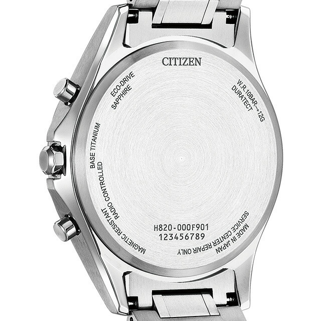 シチズン CITIZEN 腕時計 メンズ AT9130-69W エクシード エコ・ドライブ電波時計 45周年記念 ペアモデル EXCEED エコ・ドライブ電波（H820） ホワイト/ホワイトシェルxシルバー アナログ表示