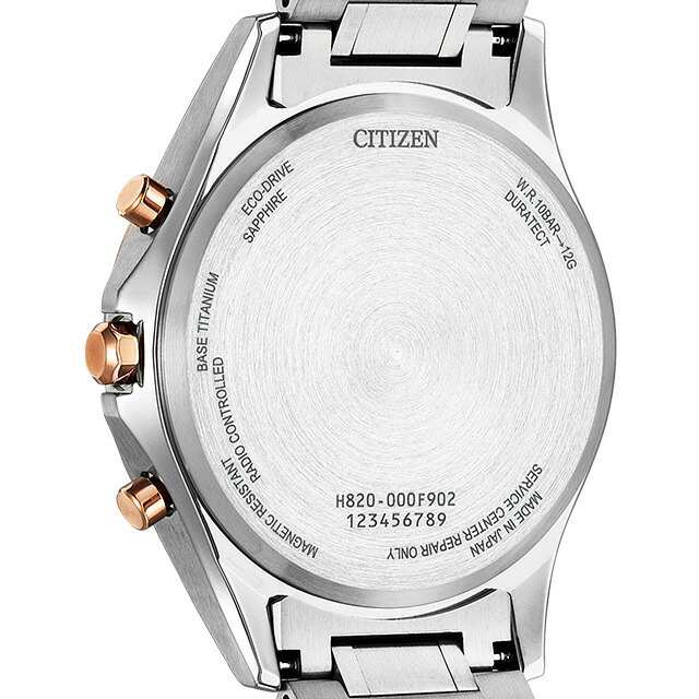 CITIZEN(シチズン)の【新品】シチズン CITIZEN 腕時計 メンズ AT9134-68W エクシード エコ・ドライブ電波時計 45周年記念 ペアモデル EXCEED エコ・ドライブ電波（H820） ホワイト/ホワイトシェルxシルバー アナログ表示 メンズの時計(腕時計(アナログ))の商品写真