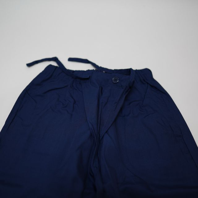 作務衣 男性用 合繊80％ 綿20％ 3Lサイズ 紺色 NO36565-3L メンズの水着/浴衣(その他)の商品写真