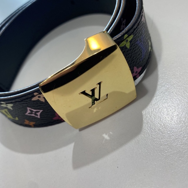 LOUIS VUITTON - 極美品! ☆ヴィトン☆ マルチカラー LVロゴバックル