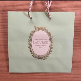 ラデュレ(LADUREE)の新品未使用　ラデュレ　LADUREE ショッパー　ショップ袋　黄緑　イエロー(ショップ袋)