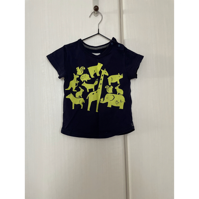 hakka baby(ハッカベビー)のTシャツ　どうぶつ キッズ/ベビー/マタニティのキッズ服男の子用(90cm~)(Tシャツ/カットソー)の商品写真