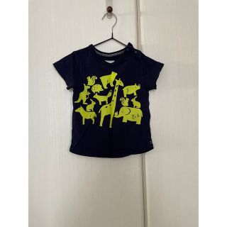 ハッカベビー(hakka baby)のTシャツ　どうぶつ(Tシャツ/カットソー)