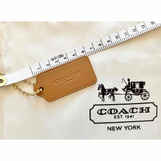 コーチ(COACH)の新品未使用　コーチ　ボールチェーン付ラゲージタグ(ハンドバッグ)