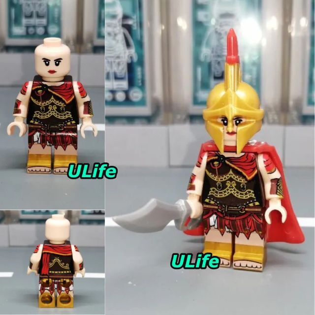 11体5 LEGOレゴ互換 スパルタクス戦士 騎士団 兵隊 ミニフィグフィギュア