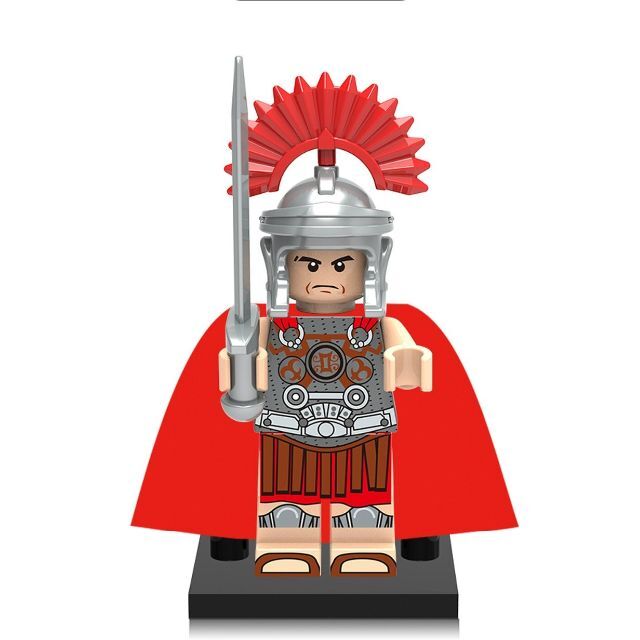 21体セット LEGOレゴ互換 古代ローマ軍団兵と百人隊長 騎士団戦士ミニフィグ