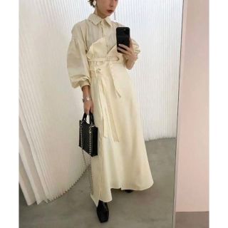 アメリヴィンテージ(Ameri VINTAGE)のAmeri VINTAGE MILLEFEUILLE SHIRT DRESS(ロングワンピース/マキシワンピース)