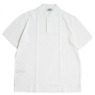 未使用 HERMES エルメス 半袖 Tシャツ シルク 箱付き メンズ Mサイズ