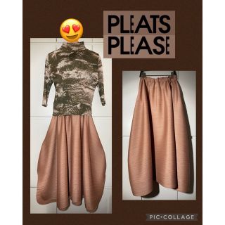 PLEATS PLEASE ISSEY MIYAKE - PLEATS PLEASE 横プリーツ 3 スカート